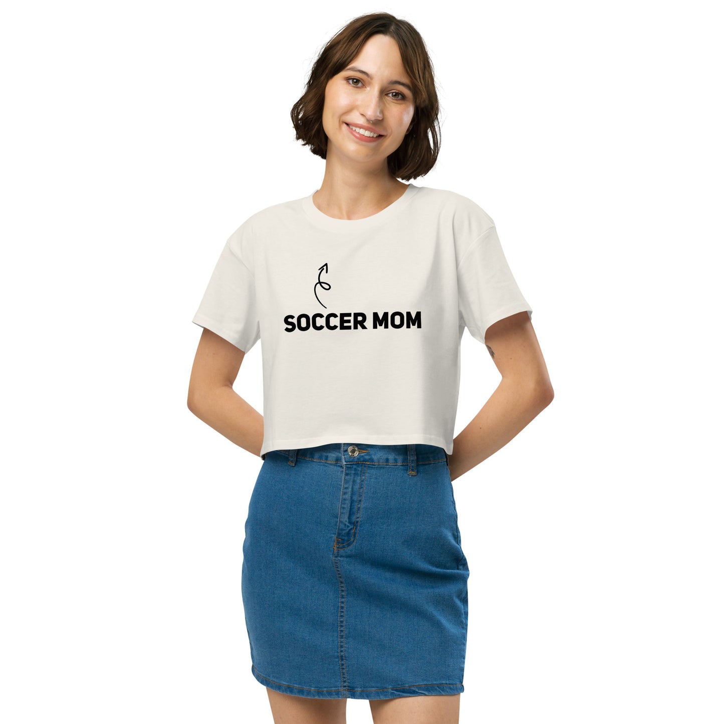 Soccer Mom Light Crop Top