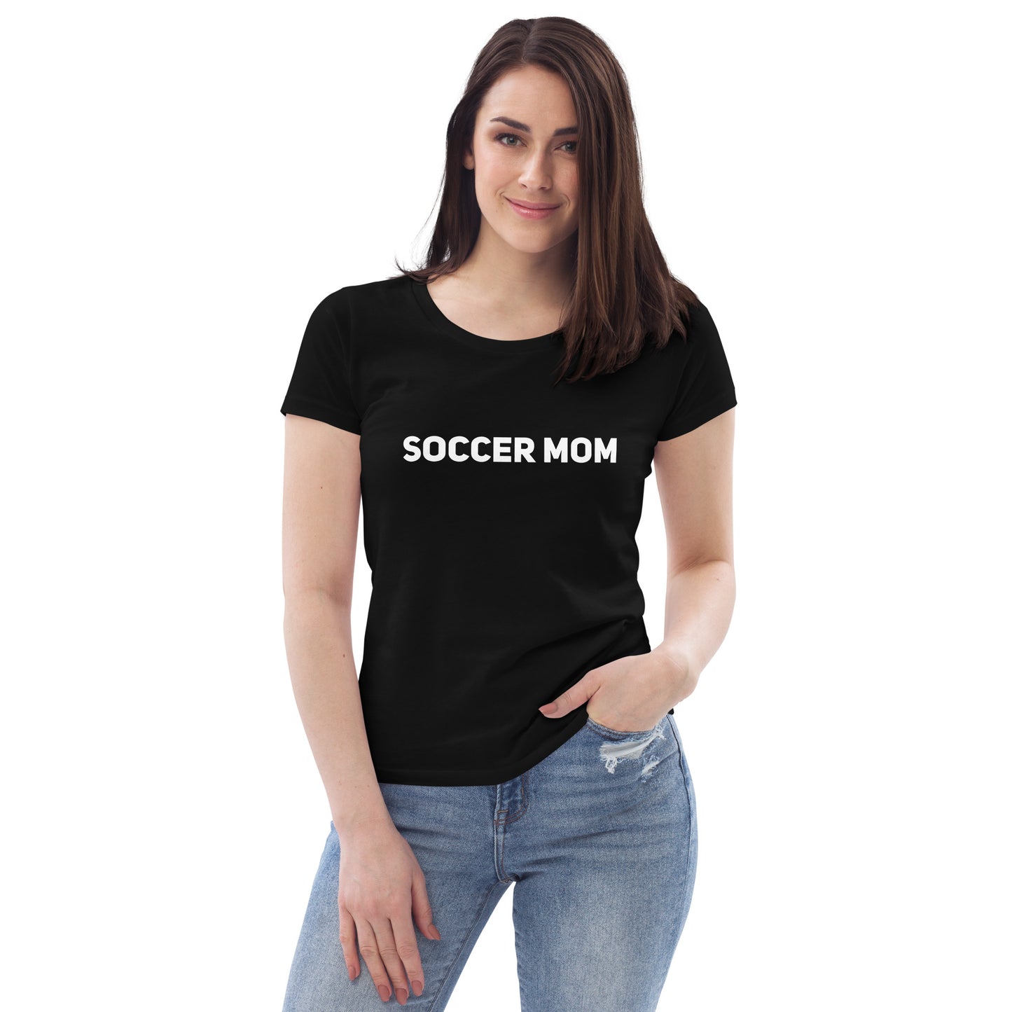 Soccer Mom Fitted Dark Tee