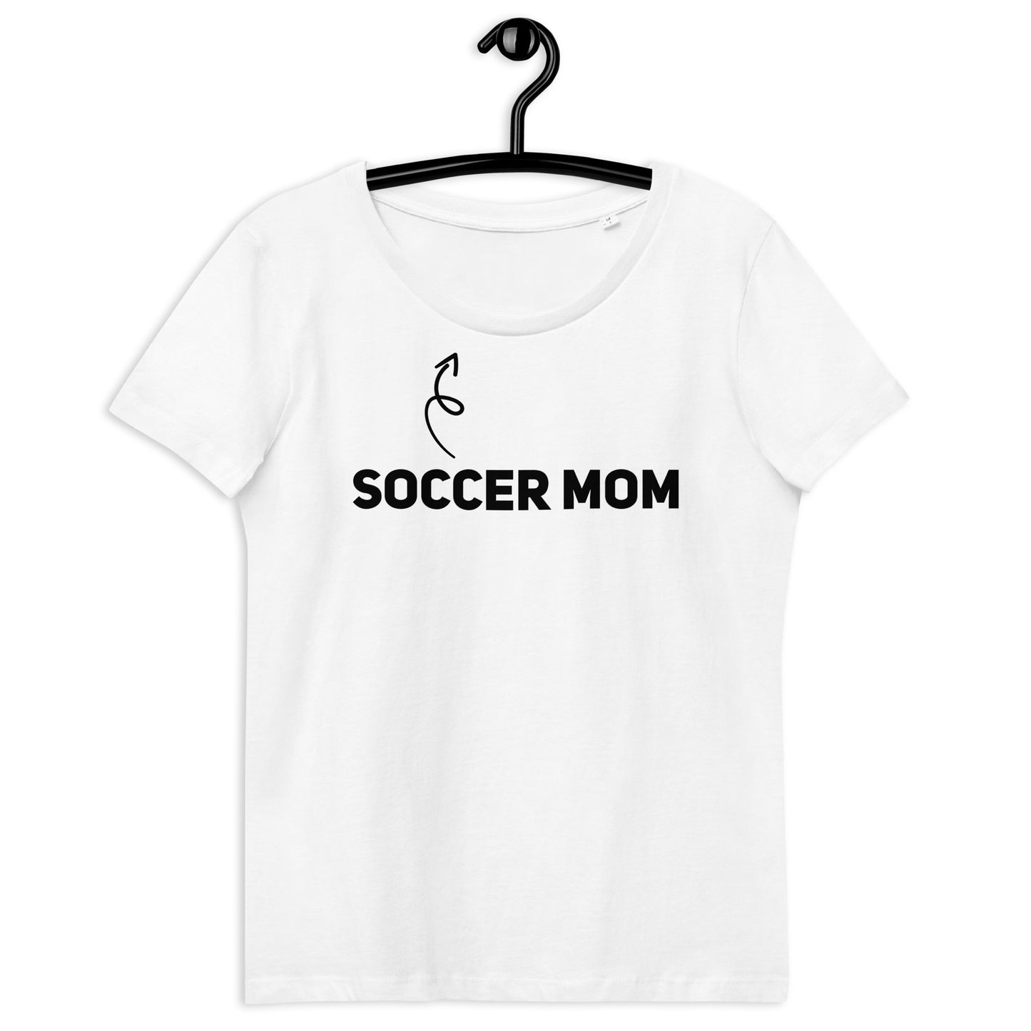 Soccer Mom Fitted White Tee